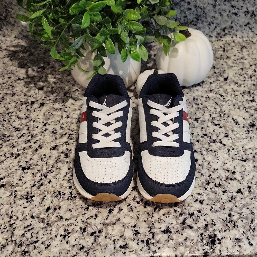 Nautica Kids Black and White Sneakers